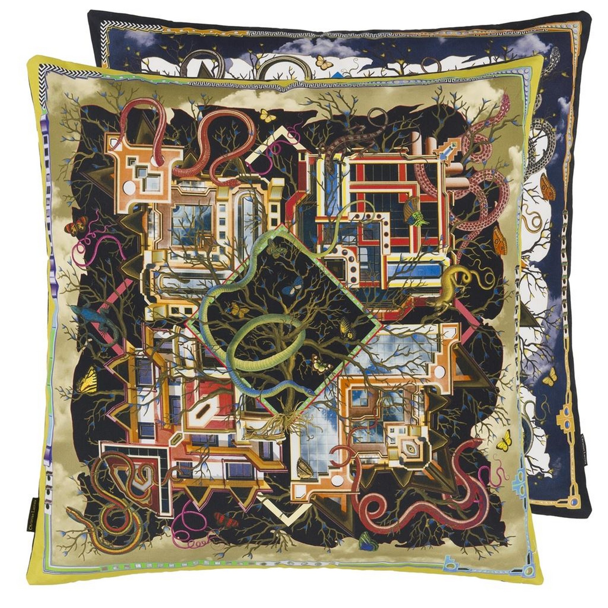 Christian Lacroix Archeologie Cushion In Mosaique